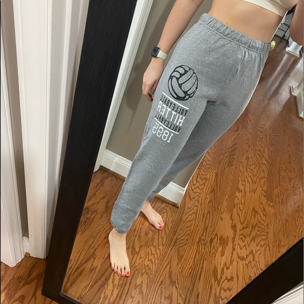 Volleyball cuffed sweatpants